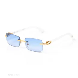 Lunettes Дизайнерские солнцезащитные очки для мужчин Женщины солнцезащитные очки черные голубые линзы спорт без оправы карти