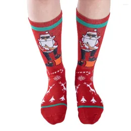 Мужские носки Dropship 2023 Прибытие Рождественское унисекс носок хлопок многоцветный печатный