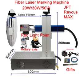 50W JPT Fiber Laser Marking Machine 30W MAX Metal Engraving 20W Raycus Jewerly Engraver Card Silver Gold Steel Cutting Machine