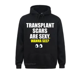 Créteis de moletons masculinos Cicatrizes de transplante são camisa sexy de camiseta engraçada Tee para mulheres Summer Hip Hop Hoods de manga longa