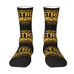 Men's Socks Fashion Mens Weyland Yutani CORP Retro Movie Aliens Nostromo Dress Unisex Breathbale Warm 3D Printing Crew