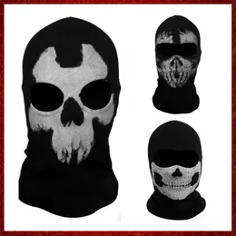 MZZ27 Mayitr Halloween Ghost Skull Motorcykel Balaclava Mask Cycling Full Face Game Cosplay Mask Protection