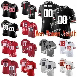 American College Football Wear Thr NCAA College-Trikots Ohio State Buckeyes 27 Eddie George 2 Chase Young 7 Haskins Jr. 15 Elliott 25 Mike Weber Jr. 4 Fuller Custom Footba