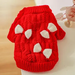 Vestuário para cães petcircle roupas de ano suéter para pequenos cães médios cachorros gato gato outono de inverno de estimação de roupas de estimação de roupas de estimação