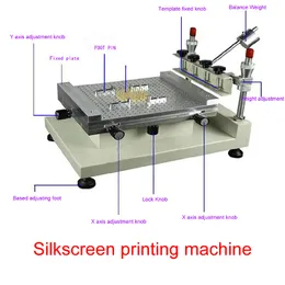 Maszyna drukarnia wklejania wklejania lutu Silkscreen Drukowanie Wysoka precyzyjna drukarka z ekranem SMT pojedyncza dwustronna płyta obwodu