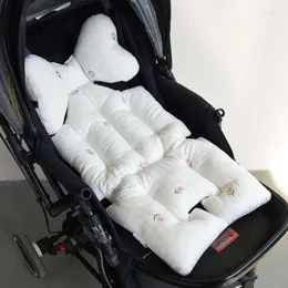 Bebek arabası parçaları yumuşak pamuklu ped nefes alabilen 3d örgü değiştirme bez puset yastık