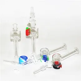 Hookahs Nectar Colecionadores Nector Collector com Quartz Dicas Prego Keck Clip 10mm 14mm Tubos de vidro para fumar em estoque