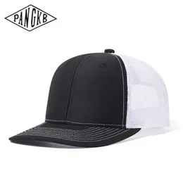 Snapbacks marca Pangkb Blank preto tampa branca de alta qualidade malha sólida snapback chapéu de snapback adulto esportista ao ar livre toninho ladacado 0105