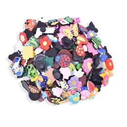 Shoe Parts Accessories Wholesale Pvc Cartoon Croc Charms Decoration Buckle Clog Pins Charm Buttons Random Mixed Different Type Dro Dh6Lh