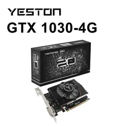Yeston New GeForce GT1030 4G 4GB NVIDIAグラフィックカードGPU DDR4 14NM 64BIT PCI 4.0 X 4ゲームビデオカードGPU PLACA DE VDEO