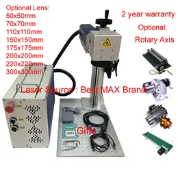 Máquina de marcação a laser de fibra de fibra de 50w Raycus 30W MAX MAX MAX LASER METAL METAL CARTS MACHINE DE AGRAVIDADE PRATAÇÃO DE AÇO DE AÇO