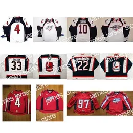 O hóquei da faculdade veste a personalização de Ohl Windsor Spitfires Jersey Mens Womens Kids 33 John-Scott Dickson 22 Paul Giallonardo 4 Taylor Hall Hockey Jerseys Goalit