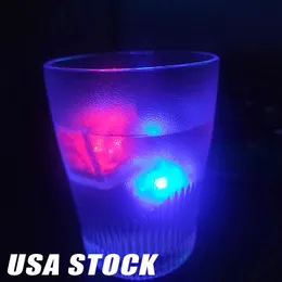 LED Ice Cube Light Glowing Party Ball Flash Light Luminous Neon Wedding Festival 크리스마스 바 와인 유리 장식 용품 960pcs/Lot Crestech