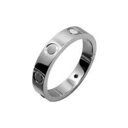 Förlovningsringar för kvinna kärleksring med diamant mode street casual par klassiska guld silver rose valfria lyx smycken designer män bred band ring