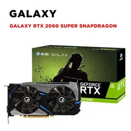 Galaxy RTX2060 Super Pro 8G Cartão gráfico RTX 2060 GDDR6 256 BIT 12NM Video Cards GPU Desktop CPU Placa de Video