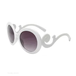 Mode Unregelmäßige Sonnenbrille Designer Frauen Herren Luxus Marke Sonnenbrille Weiß Vintage Goggle Einzigartige Polarisierte Sonnenbrille P Shade Mann Runde gut