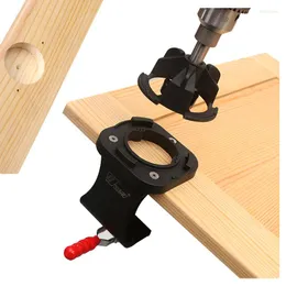 Professionella handverktyg sätter 35 mm gångjärnshål Borrhandbok Locator Kit med fixtur Hing Installation Jig Door Cabinet Punch Woodworking