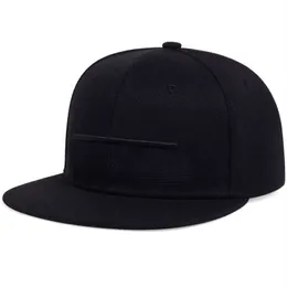 Snapbacks New Horizontal Line Borderyer Baseball Cap Moda Hip Hop Caps Homens Mulheres Universal Trucket Hat Outdoor Sports Sports Ajustável 0105