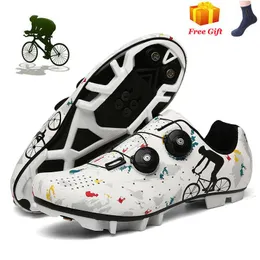 Calzature da ciclismo 2023 Scarpe Sapatilha Ciclismo Mtb Sneakers da uomo Donna Mountain Bike Bicicletta da corsa traspirante autobloccante