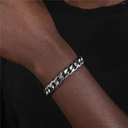 Link Armbänder US7 Herren Edelstahl Curb Cuban Chain Dreieckiges Facettenarmband für Großhändler Frau Schmuck 2023