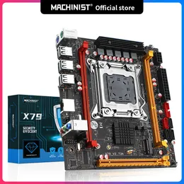 Machinist X79 V2.73 X79 LGA 2011 마더 보드 지원 Intel Xeon E5 V1 V2 CPU 프로세서 DDR3 ECC Reg Nonecc RAM 메모리 미니 ITX