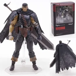 Action Figure Toy Figma 359 Berserk Guts Black Swordsman Ver Action PVC Figure Model Doll Toy Colletible Figurals T230105