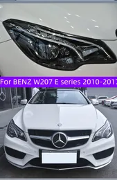 Benz W207 LED 헤드 라이트 20 10-20 17 헤드 라이트 E200 E260 E300 E300 DRL 턴 신호 하이빔 천사 눈 프로젝터 렌즈