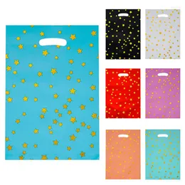Gift Wrap 10pcs Star Printed Bags Child Party Colorful Candy Snack Cookie Packing Wedding Birthday Favors Wrapping Pouch