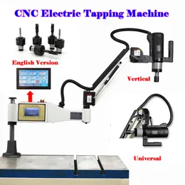 M3-M20 Vertikal CNC Electric Tapping Machine Universal Electric Tapper Threading Machine M2-M20 Servomotorborrning med chucks