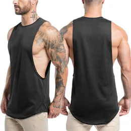 Männer Tank Tops Männer Ärmellose Weste Sommer Fitness Kleidung Schnell Trocknend Training T-shirt Fabrik Direkt Verkauf