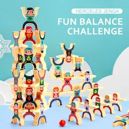 Blockerar spel Stacking Balance Toy Set för barnpusselgåvor 230105