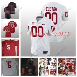 Abbigliamento da football universitario americano Abbigliamento da football americano da college Abbigliamento da calcio personalizzato Stanford Cardinal 25 Brandon Jones 75 Walter Rouse 72 Austin Uke 3 Bryce Farrel