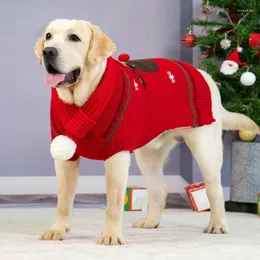 Dog Apparel Thick Christmas Sweater For Dogs Clothes Pet Winter Big Jumper Satsuma Autumn And Large Clothing