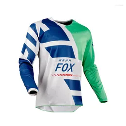 Męskie koszulki rowerowe koszulka enduro w dół koszulka camiseta motocross mx górskie ubranie rowerowe 21 Jersey z krótkim rękawem