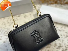 Brand Designer Shoulder Bags Cross-body Bag Tote 2023 New Women's Texture Leather Oblique Mini Makeup Bag Gift Box Packaging Factory Direct Sales