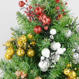 装飾的な花人工花の雄しべパールブランチミックスベリー結婚式の装飾クリスマスツリーハンディング飾りクリスマスペンダント