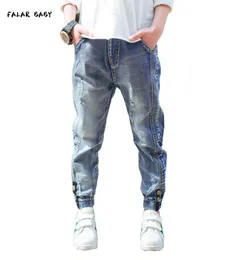 Teen Boys Jeans 2021 Pantolon için Sonbahar İlkbahar Moda Çocuk Giyim Denim Pantolonlar 4 6 8 10 12 13 Yıl1006374
