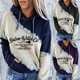 Women's Hoodies Sweatshirt Women Winter Clothes 2023 Patchwork Letter Printed Loose Wram Hoodie Hooded Sudaderas Para Mujer # & Sweatshirts
