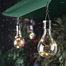 Pendant Lamps 2023 Waterproof Solar Rotatable Outdoor Garden Camping Hanging LED Light Lamp Bulb 613