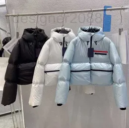 Damskie down Parkas designer kurtka p Jacki domowe metalowy trójkąt zimowy płaszcz ciepły puffer rozmiar s/m/l xqe8