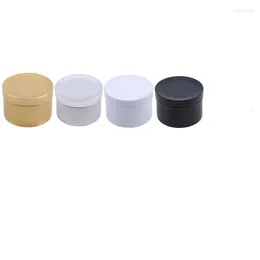 Storage Bottles Creative Mini Tea Caddy Metal Boxes Sealed Coffee Powder Travel Portable Flower Packaging Containers