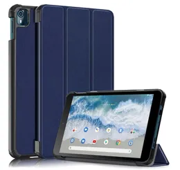 Casos de couro para Nokia T10 2022 8quot 8 polegadas para iPad Case Smart Slim Proteção Três Tablet Tablet Tab3449342