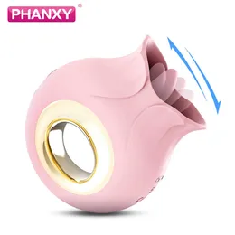 Schönheitsartikel PHANXY Zunge lecken Vibrator für Frauen G-Punkt Klitoris Nippel Stimulator Oral Pussy Vagina Schneller Orgasmus sexy Spielzeug Paare