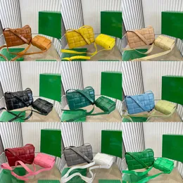 Bottegaly Venettaly Bag Shoulder Bags 9 Colors Designer High quality Bag Weave Pillow Bag Waist Pack Triangle Metal Mark Crossbody Bags Women Leather Luxurys Handba