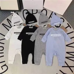 Baby Strampler Designer Neugeborene Mädchen Jungen Kinder Kleidung Langarm Overalls Säugling Kleinkind Kleidung