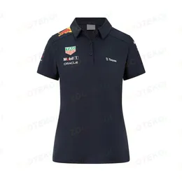 2023 F1 Team Formula One Polo Erkekler Yeni Gömlek Yarışı Araba 3D Baskı Körfezi Kadın Moda Tişört Tees Jersey Giysileri