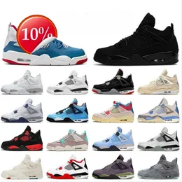 2023 top ogJumpman Grade school 4S Messy Room Basketball Shoes for sale Jorden 4 Black Cat kids Midnight Navy Seafoam Red White Oreo Bred Trainers