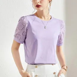 Camas femininas BOBOKATEER HAUT FEMME Camisa de manga curta Mulheres Tops Mujer Camisetas Cotton Woman Tshirts
