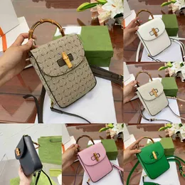 New Shoulder Bags Bamboo Mini Designer Handbags Tote Women Backpack High Quality Messenger Bags Small Square Crossbody Bag Lady Wallet 220715