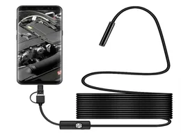 Endoscoop Camera Flexibel IP67 Waterdichte inspectie Borescope Camera 2m 1m 7mm voor Android PC Notebook 6leds CASSABLE4236885